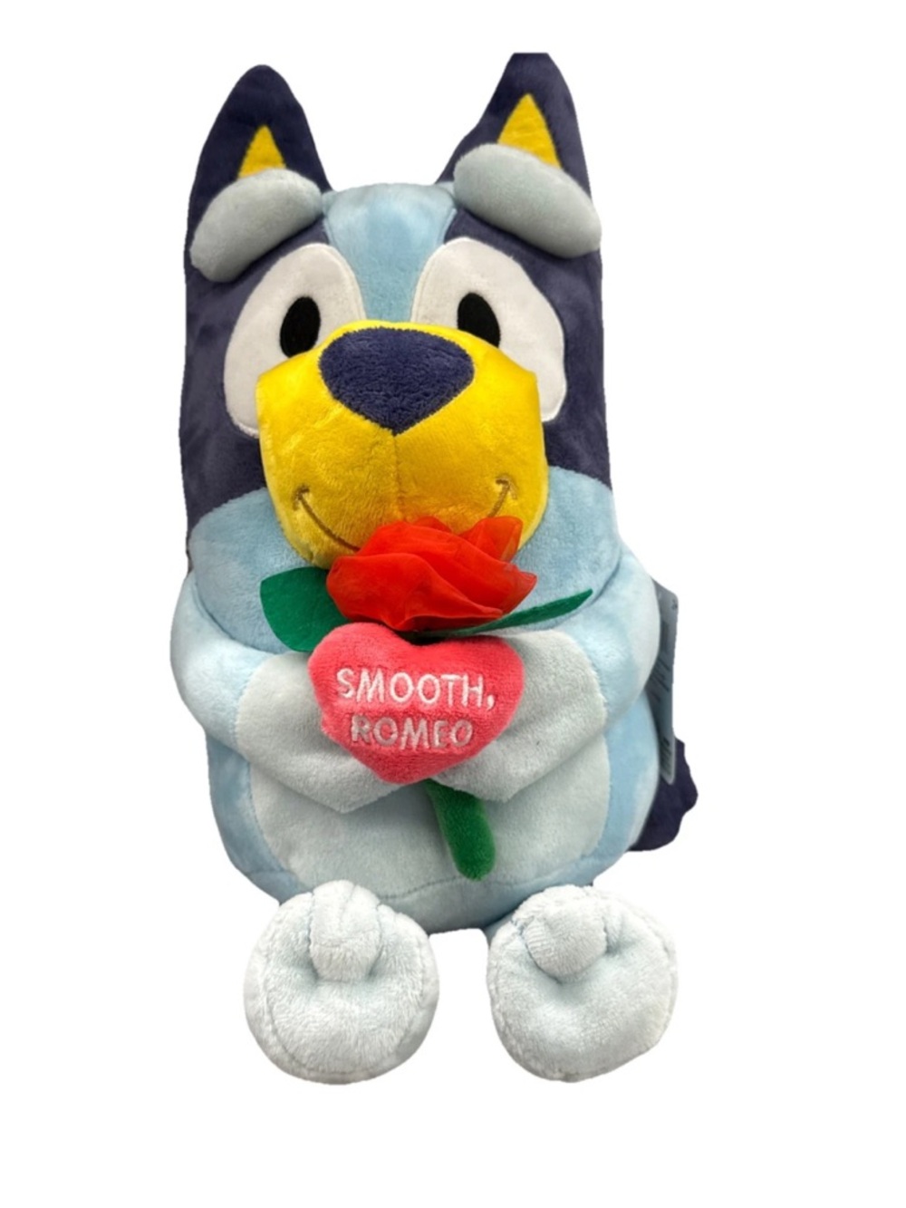 18” Bluey Smooth Romeo Medium Plush Doll Embroidered Valentine's Day 2026 NWT
